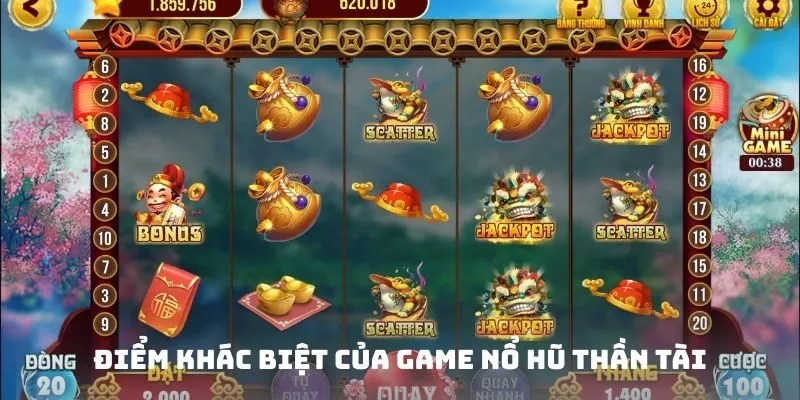 Điểm khác biệt của Game nổ hũ thần tài